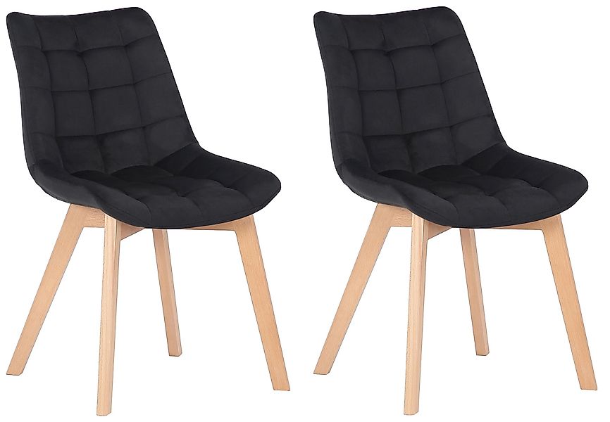 CLP Esszimmerstuhl Passaic Samt (2er Set), günstig online kaufen