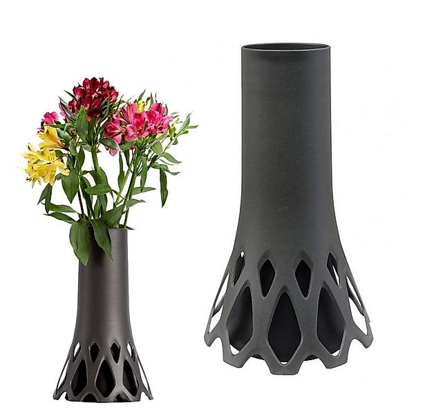 GarPet Bodenvase Grabvase Roseta mit Sockel Gewicht Friedhof Vase Grabschmu günstig online kaufen