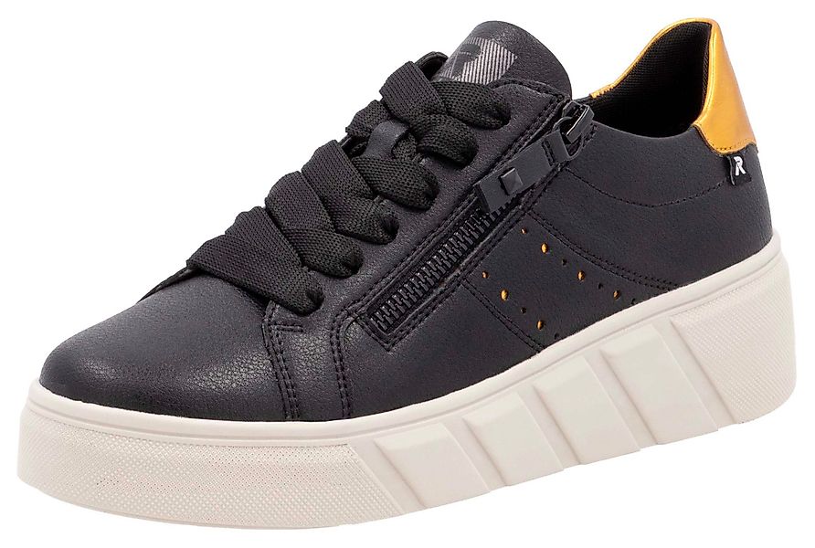 Rieker EVOLUTION Plateausneaker Freizeitschuh, Halbschuh, Schnürschuh günstig online kaufen