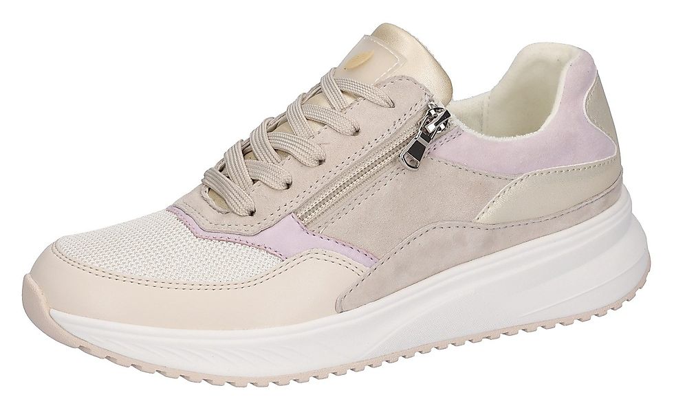 Waldläufer Schnürer Schnürschuh aus Velours/Mesh günstig online kaufen