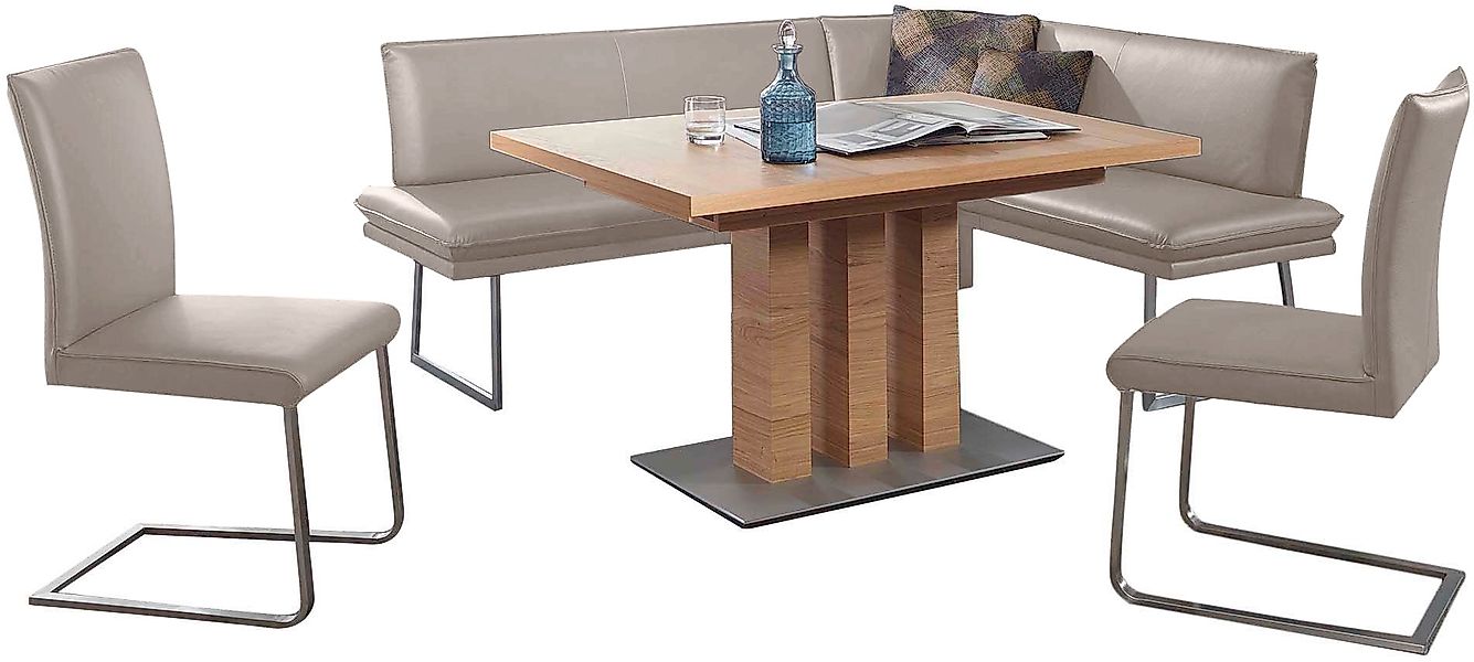 K+W Komfort & Wohnen Essgruppe »Santos III« 4 Stk. tlg. gepolsterte Eckbank günstig online kaufen