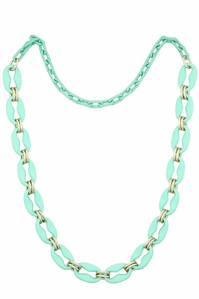 COLLEZIONE ALESSANDRO Lange Kette "Blue Breeze", sommerliche Gliederkette günstig online kaufen