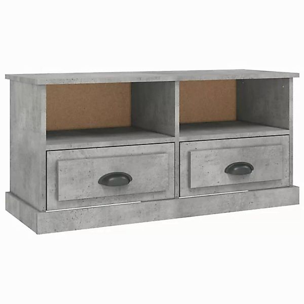 furnicato TV-Schrank Betongrau 93x35,5x45 cm Holzwerkstoff (1-St) günstig online kaufen