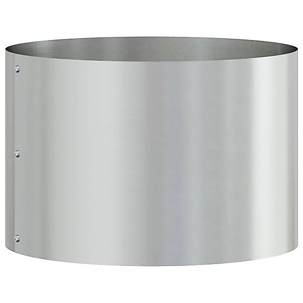 vidaXL Blumentopf Gartenblumentopf Silber 30 x günstig online kaufen