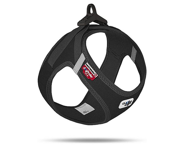 Curli Hunde-Geschirr Clasp Vest Geschirr Cord schwarz günstig online kaufen