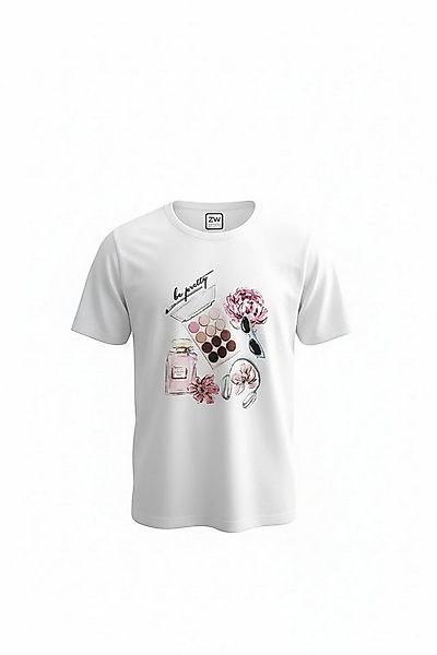 Zuckerwatte Print-Shirt Boyfriendstyle aus 100% Baumwolle günstig online kaufen
