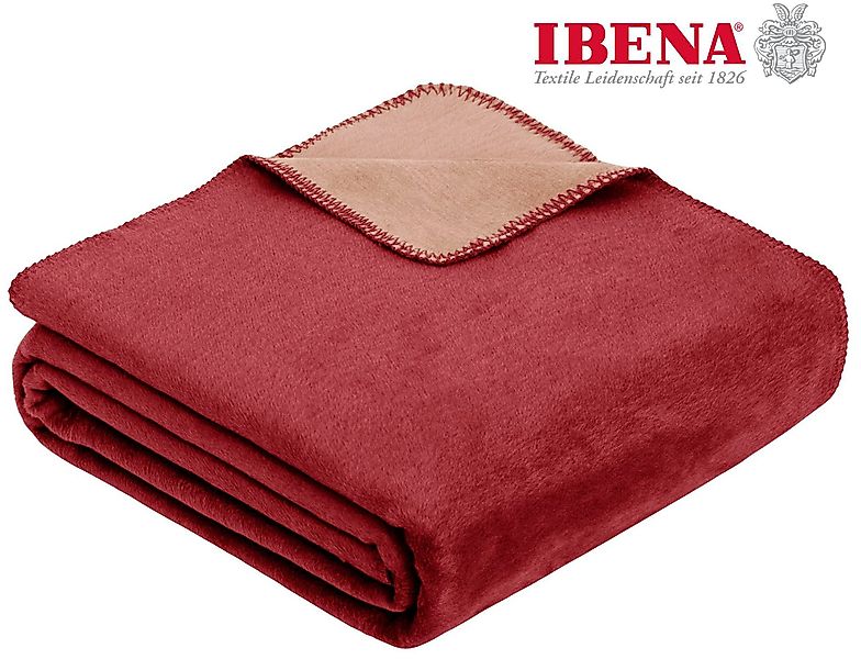 IBENA Wohndecke "Wohndecke Doubleface Dublin" in trendigen Pastellfarben günstig online kaufen