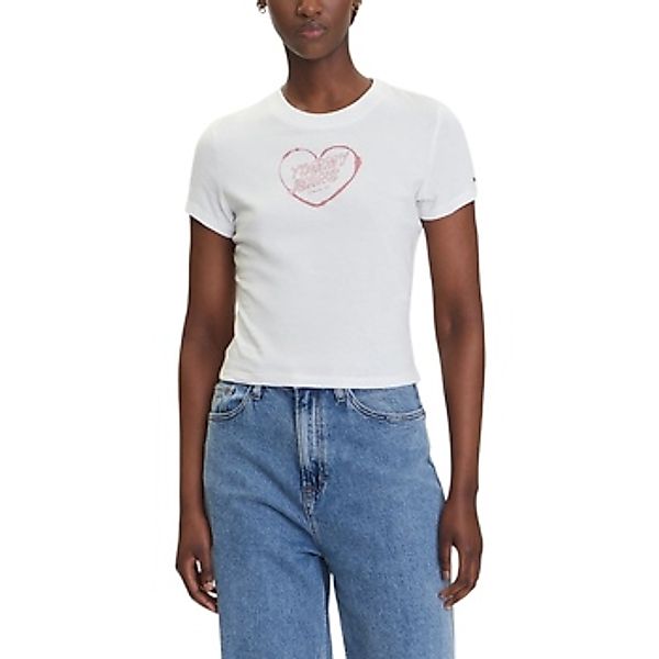 Tommy Hilfiger  T-Shirt TJW SLIM SH HEART TE DW0DW21390 günstig online kaufen
