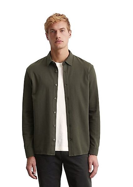 Marc O'Polo Langarm-Poloshirt aus Bio-Baumwolle mit Elasthan günstig online kaufen