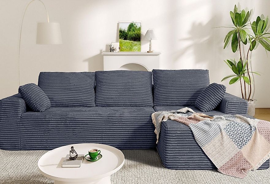 Patbrela Ecksofa Rechtes Ecksofa, L-förmiges Vierersofa mit Liegefläche, Co günstig online kaufen