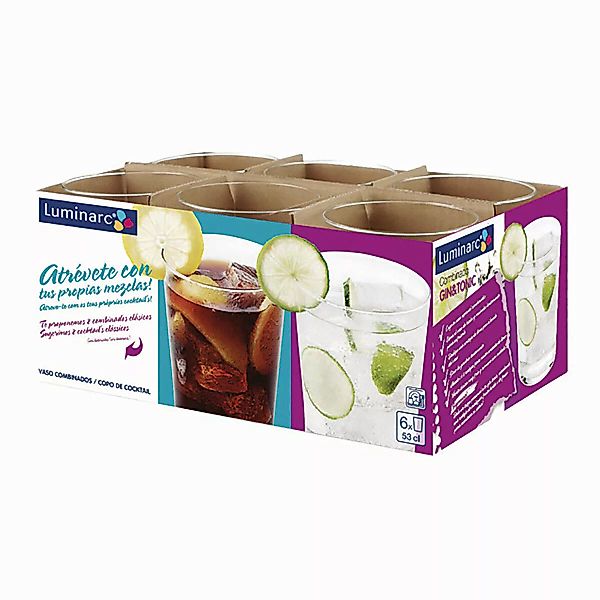 Becher Luminarc Durchsichtig Glas (530 Ml) (pack 6x) günstig online kaufen