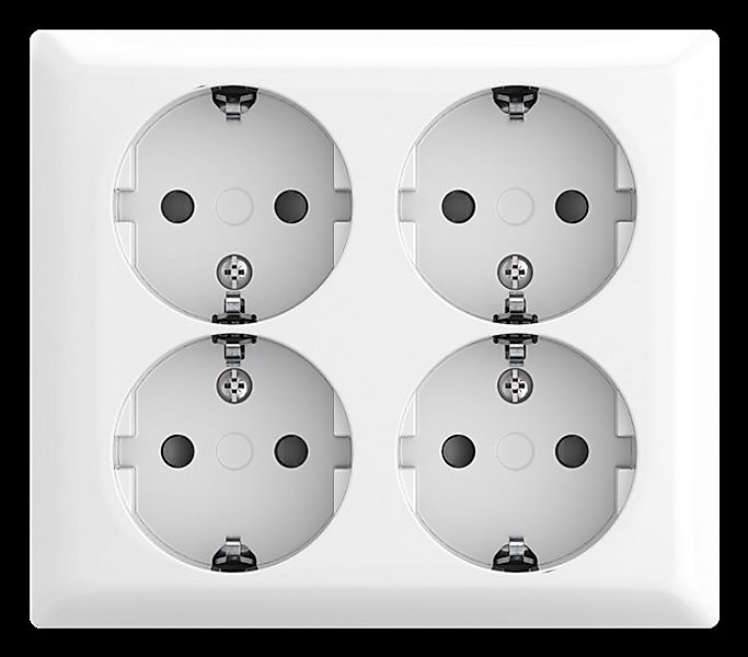 Busch-Jaeger SCHUKO Steckdose 4f AP Safety 404 EAB-524 günstig online kaufen