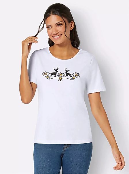 Classic Basics Trachtenshirt "Rundhals-Shirt", (1 tlg.) günstig online kaufen