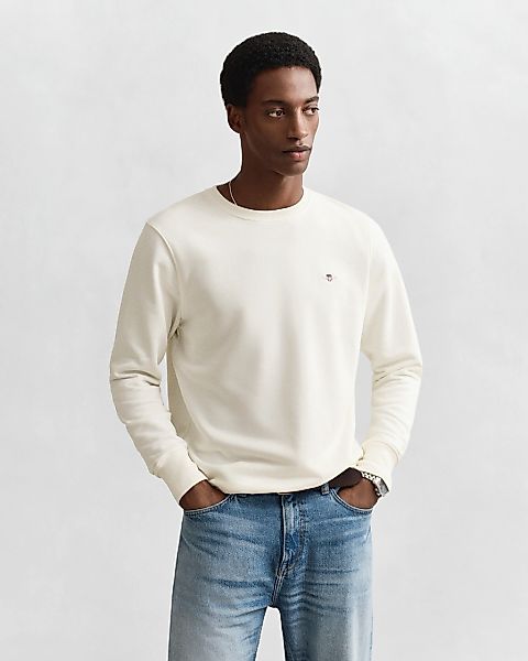 Gant Sweatshirt "REG SHIELD C-NECK SWEAT", mit Logostickerei auf der Brust günstig online kaufen