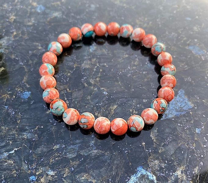 NAHLE Perlenarmband Armband Jaspis Naturstein Armband (inkl. Schmuckbox), e günstig online kaufen