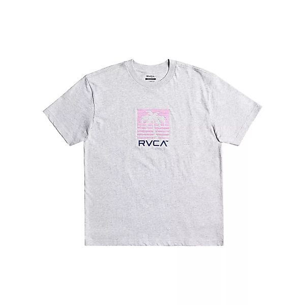 Rvca Palm Beach Kurzärmeliges T-shirt S Athletic Heathe günstig online kaufen