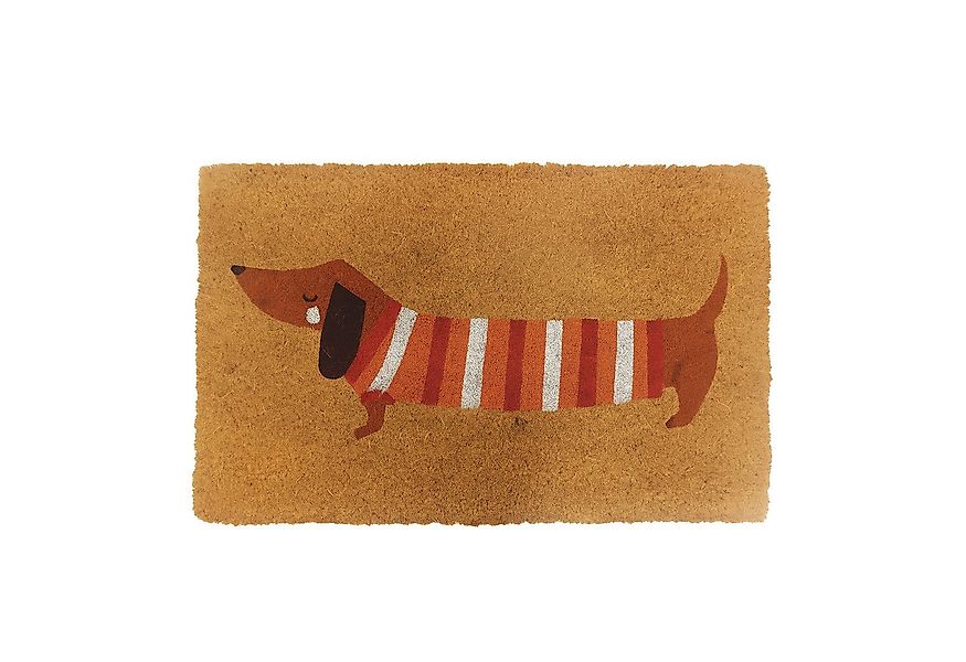 relaxdays Fußmatte Kokos Fußmatte Tiere 60x40 cm, rechteckig, Höhe: 600 mm, günstig online kaufen