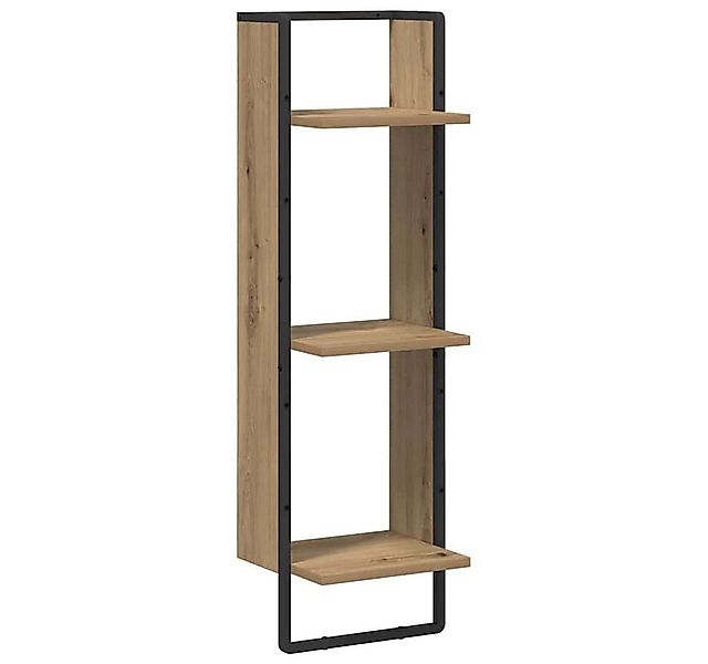 vidaXL Regal Wandregal Artisan-Eiche 30 x 25 x 100 cm Holzwerkstoff, 1-tlg. günstig online kaufen