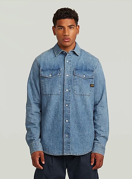 G-STAR Langarmshirt "Marine Denim Slim Shirt" günstig online kaufen