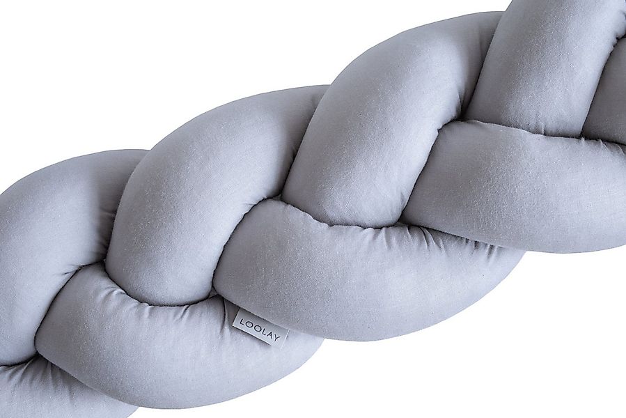 Loolay Nestchenschlange Geflochtenes Kissen Zierkissen Dekokissen Bettumran günstig online kaufen