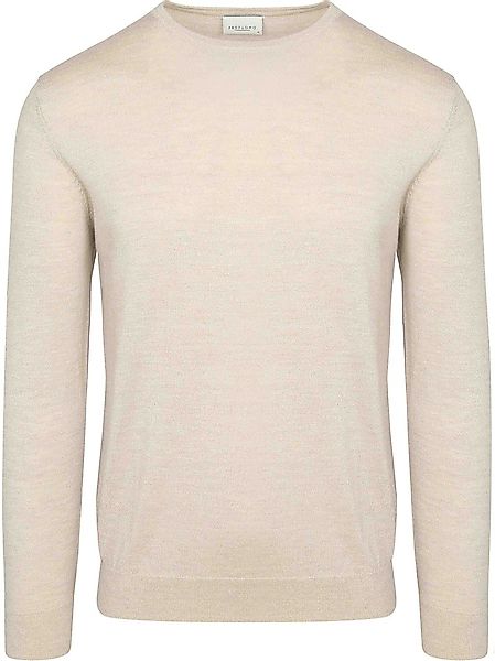 Profuomo Pullover Merinowolle Ecru - Größe XL günstig online kaufen