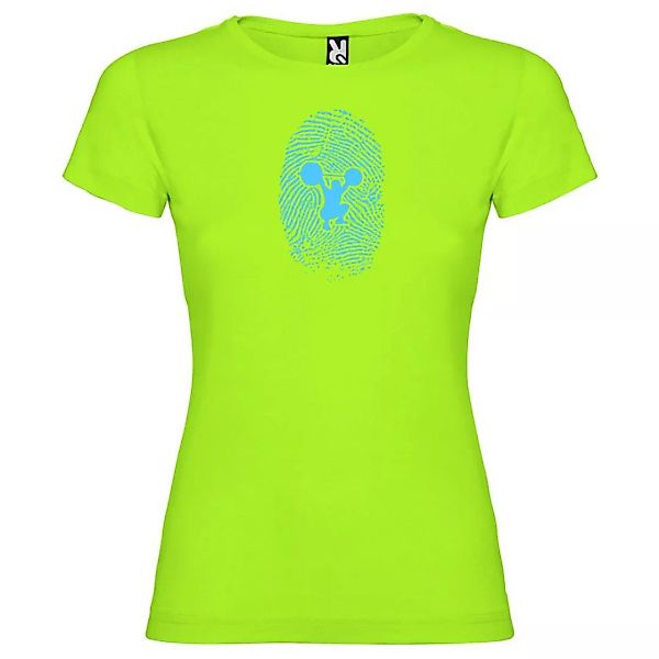 Kruskis Fitness Fingerprint Kurzärmeliges T-shirt XL Light Green günstig online kaufen