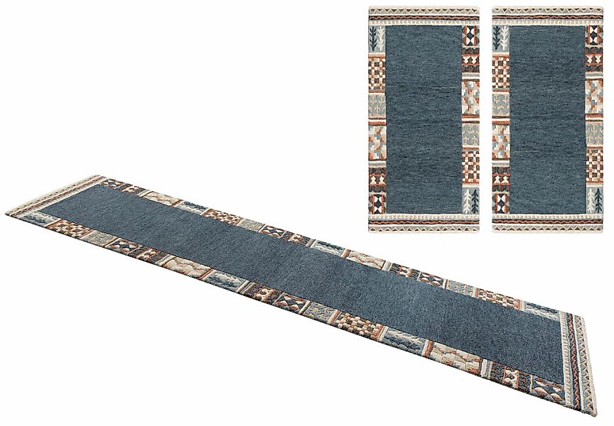 THEKO Bettumrandung "Nuno, handgearbeitet, mit Bordüre" Höhe 14 mm 3 Stk. t günstig online kaufen