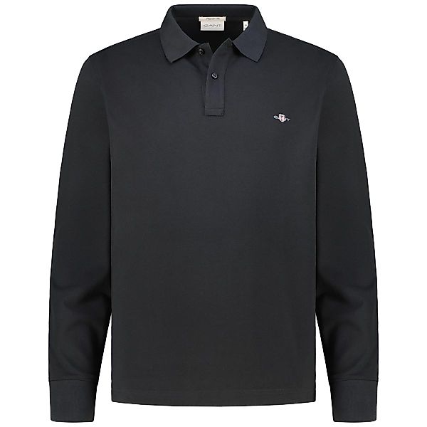 Gant Poloshirt aus Baumwolle Farbe schwarz Größe: 4XL günstig online kaufen