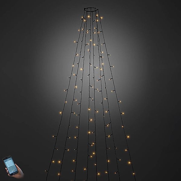Per App bedienbarer LED-Baummantel außen 240-flg. günstig online kaufen