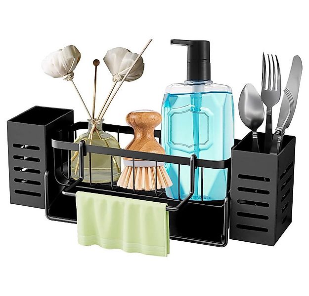 NUODWELL Küchenorganizer-Set Küchen Spülbecken Organizer, Mit Handtuchhalte günstig online kaufen
