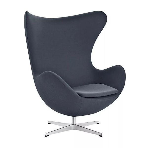 Fritz Hansen - Egg Chair/ Das Ei™ Loungesessel Stoff - anthrazit/Stoff Fame günstig online kaufen