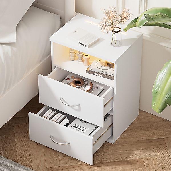 Casaria Nachttisch Jamie (2-St), mit Touch günstig online kaufen