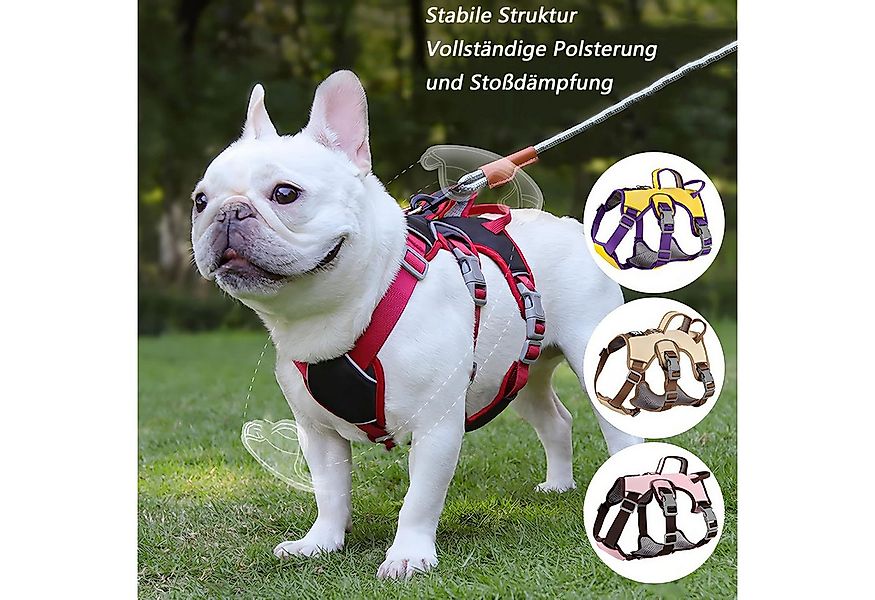 Beaface Hunde-Geschirr Hund Rückenstützgurt, reflektierendes Anti-Zug Siche günstig online kaufen