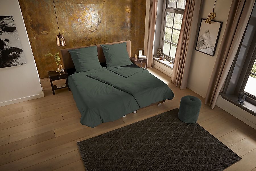 PURE luxury collection Bettwäsche »Pure uni«, Mikrofaser, Pflegeleicht, Wei günstig online kaufen