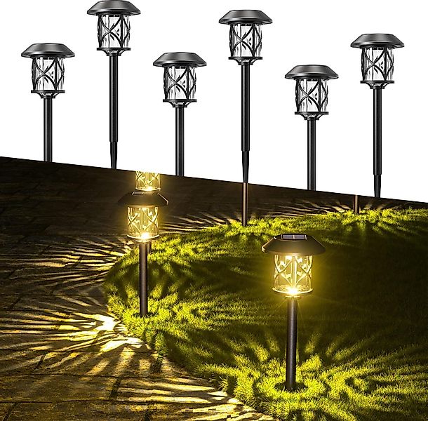 Quntis Gartenleuchte 6/12 Stück Solarleuchte mit günstig online kaufen