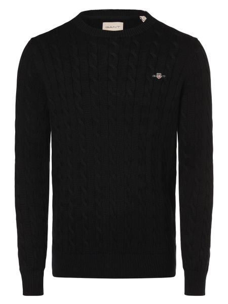 Gant Zopfstrickpullover aus Baumwolle Farbe dunkelblau Größe: 3XL günstig online kaufen