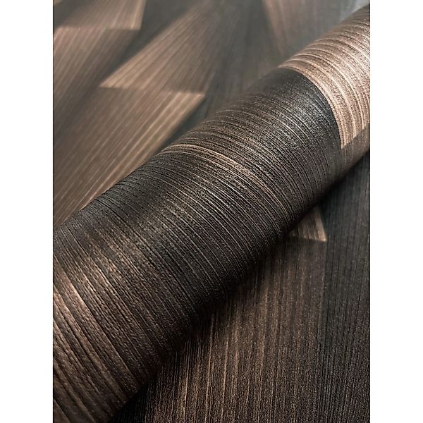 Newroom Vliestapete Mody Braun Linien Modern Strukturiert FSC® günstig online kaufen