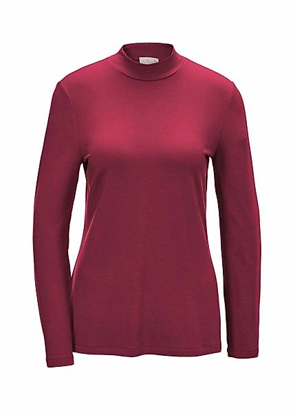 GOLDNER Longpullover "Stehkragenshirt mit Langarm" Ohne günstig online kaufen