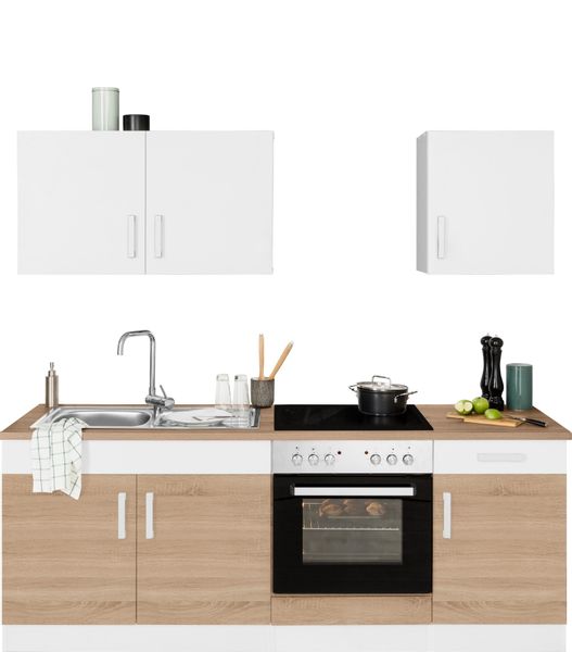 KOCHSTATION Küchenzeile KS-Gera, Breite 210 cm, günstig online kaufen