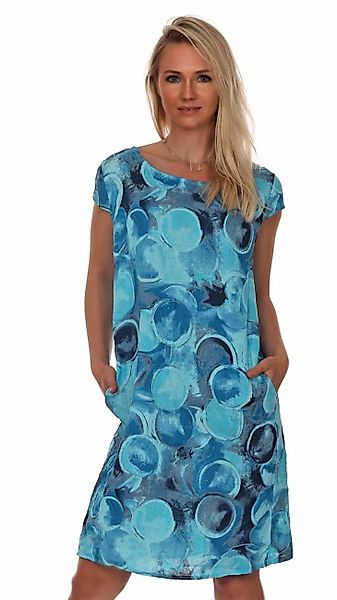 Charis Moda A-Linien-Kleid Leinenkleid Sommerkleid Belli günstig online kaufen