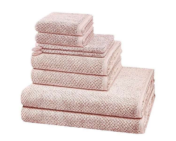 Cawö Handtuch Set Pure, Walkfrottee (Spar-Set, 8-St), 2 X Wasch- 2 X Gäste- günstig online kaufen