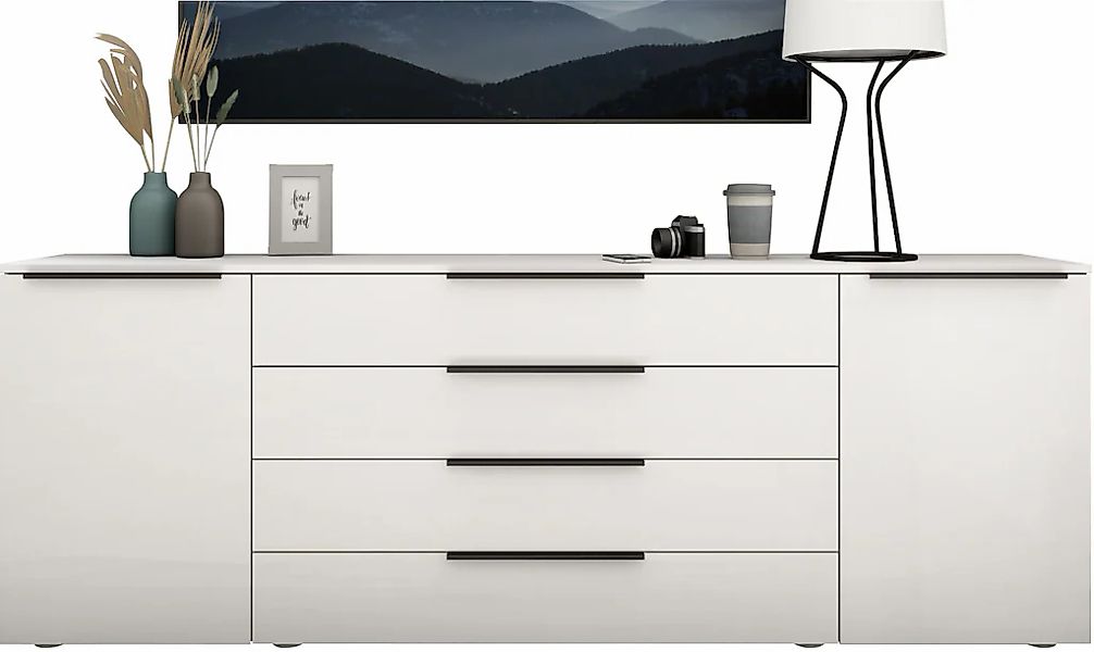 borchardt Möbel Sideboard "Tom, moderne Kommode mit Metallgriffen, 200cm br günstig online kaufen
