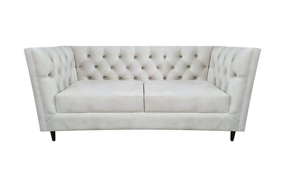 JVmoebel Chesterfield-Sofa Wohnzimmer Sofa Zweisitzer Couch Leder Sofas Pol günstig online kaufen