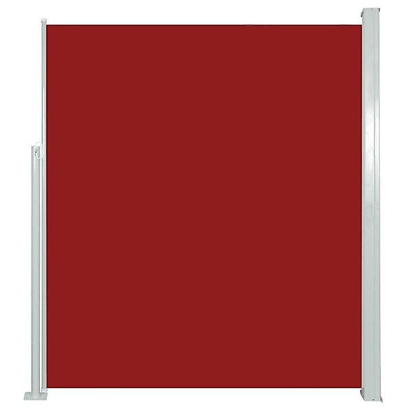furnicato Seitenmarkise Ausziehbar 160x500 cm Rot günstig online kaufen
