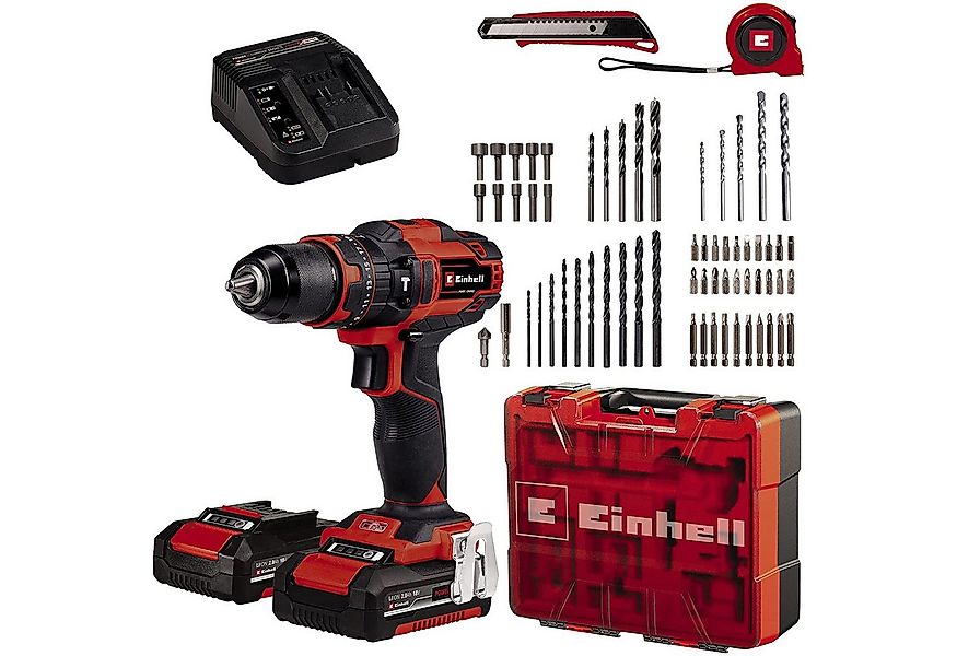 Einhell Akku-Schlagbohrschrauber Einhell TE-CD 18/40 Li-i +64 (2x2,0Ah), 18 günstig online kaufen