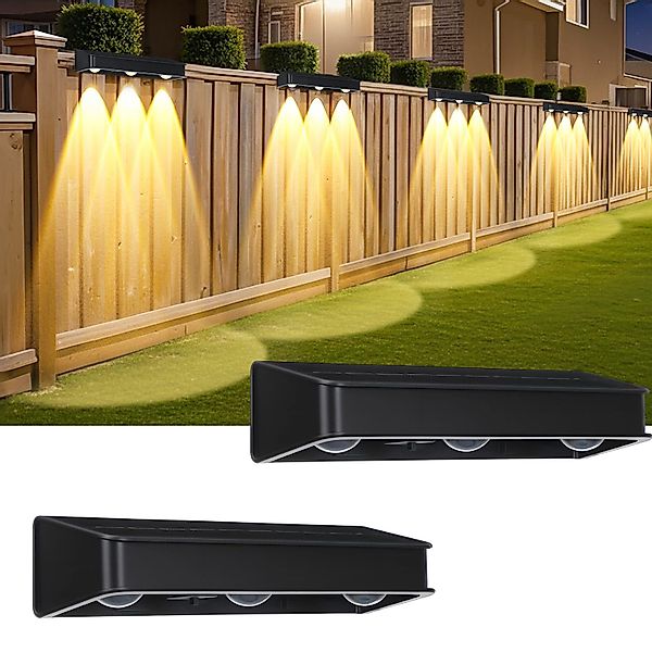 WILGOON LED Solarleuchte 4 Stück Solar günstig online kaufen