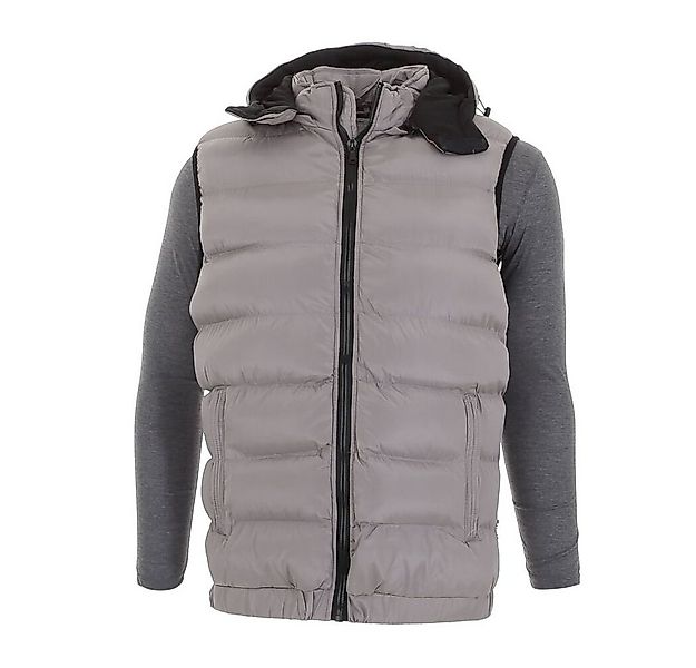Ital-Design Funktionsjacke Herren Freizeit Weste Kapuze (abnehmbar) Gefütte günstig online kaufen