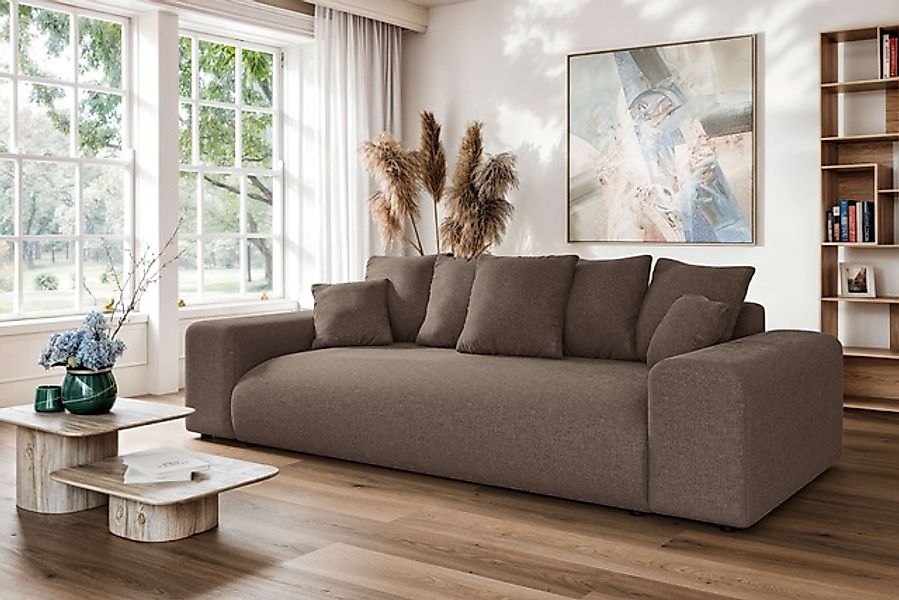 Home affaire Big-Sofa »LAKESIDE 3-Sitzer Schlafsofa mit Bettkasten, Breite günstig online kaufen