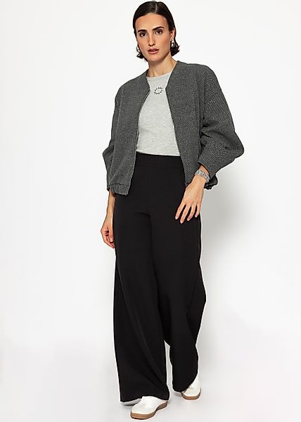 SASSYCLASSY Stoffhose Lässige High-Waist Stoffhose lang günstig online kaufen