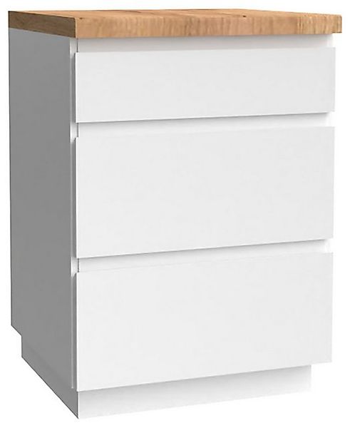 OMILI Unterschrank UD3-60 (OMEGA Serie, Schubladenschrank) Soft-Close günstig online kaufen